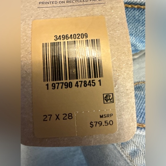 Levi’s Men's Light Blue Distressed Jeans - Picture 2 of 2